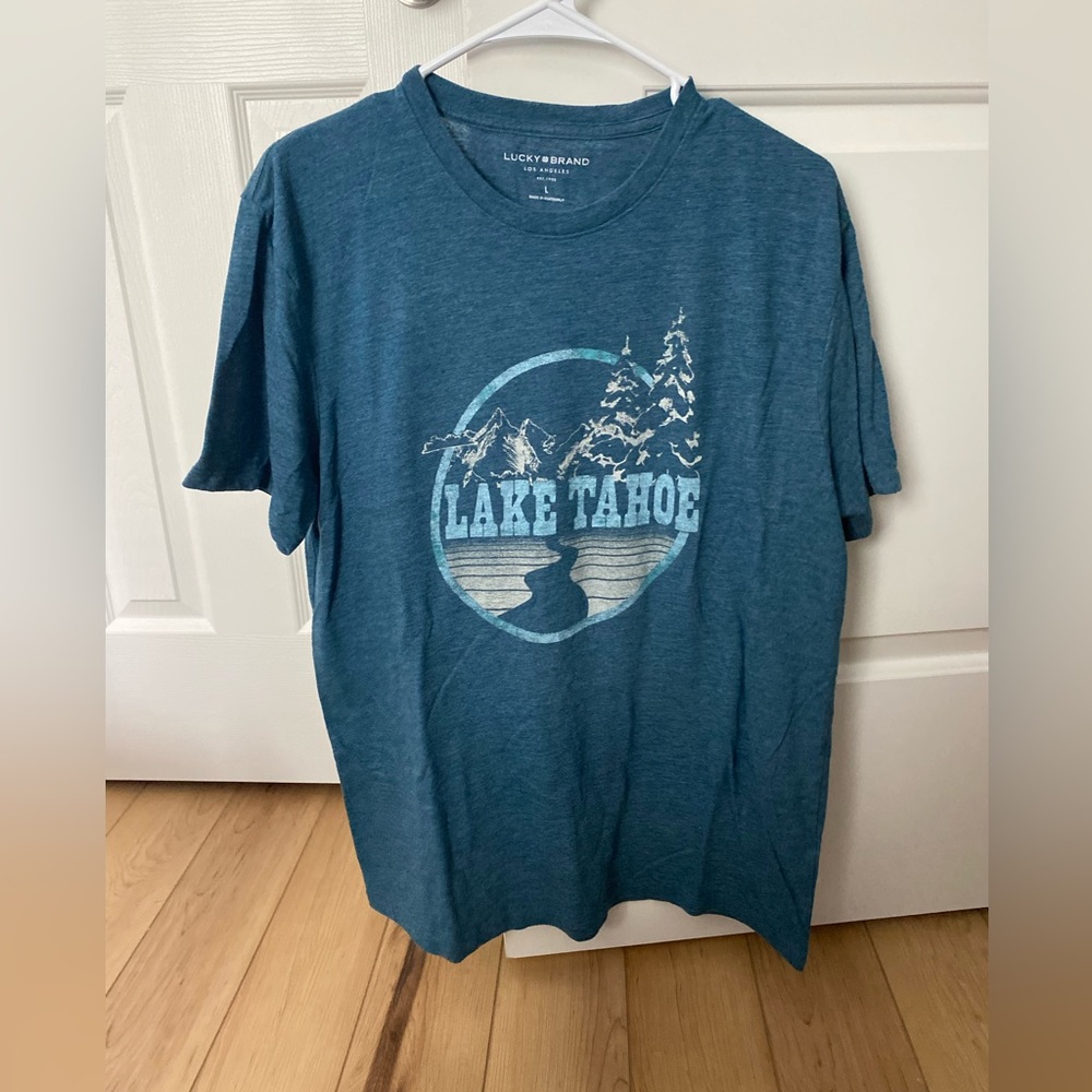 Blue Lake Tahoe Lucky Brand graphic tee